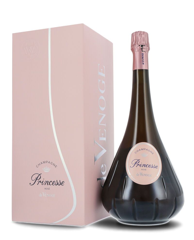De Venoge Princesse Champagner Rosé 12% vol. 1,50l Magnum Geschenkkarton