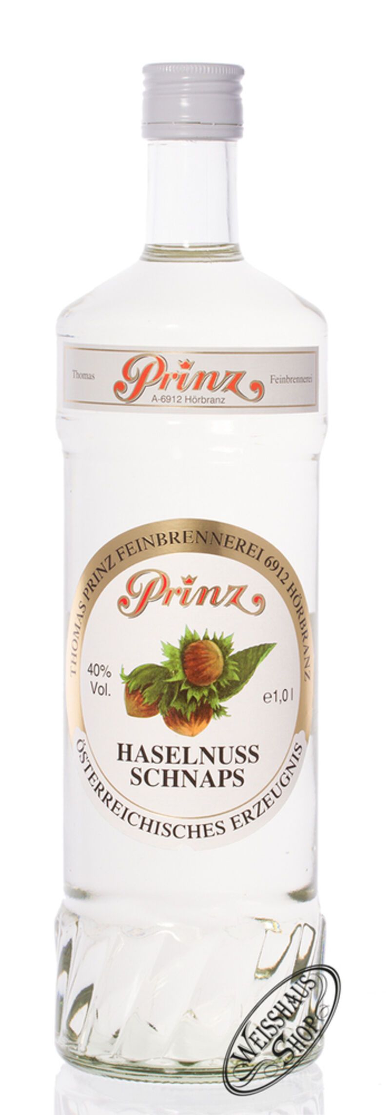Prinz Haselnuss Schnaps 40% vol. 1,0l