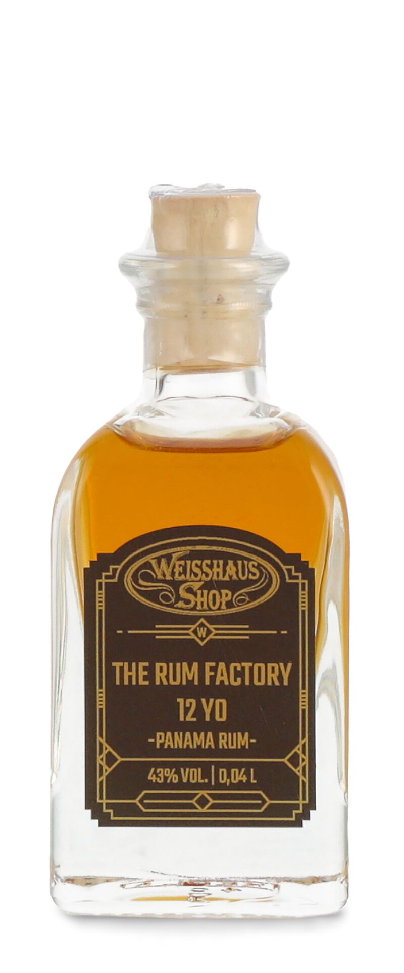 The Rum Factory 12 YO Panama Rum 43% vol. 0,04l Weisshaus Sample