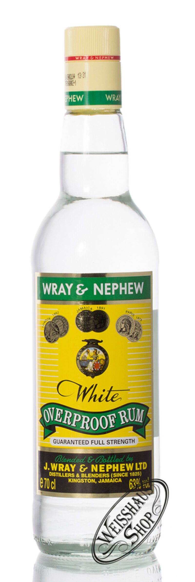 Wray & Nephew White Overproof Rum 63% vol. 0,70l Wray & Nephew White Overproof Rum 63% vol. 0,70l