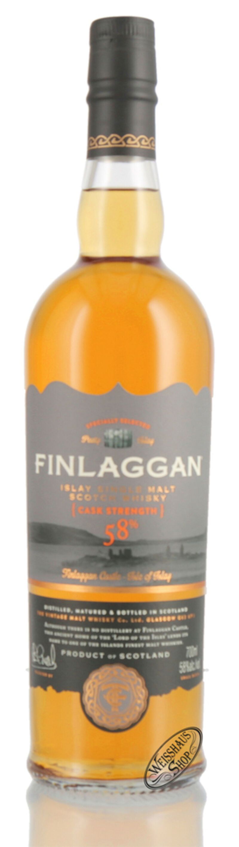 Finlaggan Cask Strength Islay Whisky 58% vol. 0,70l