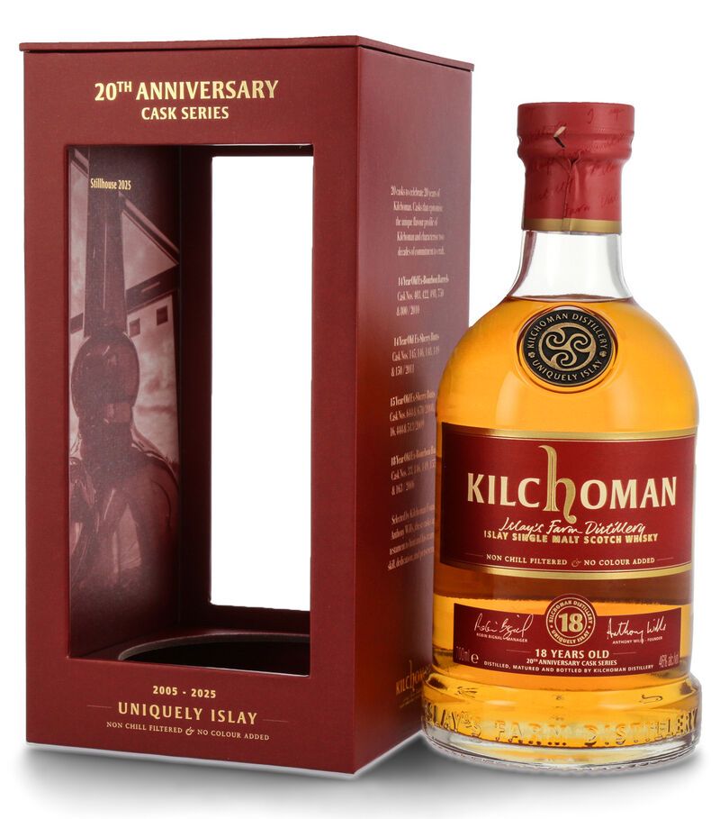 Kilchoman 18 YO Ex-Bourbon Islay Whisky 46% vol. 0,70l Kilchoman 18 YO Ex-Bourbon Islay Whisky 46% vol. 0,70l