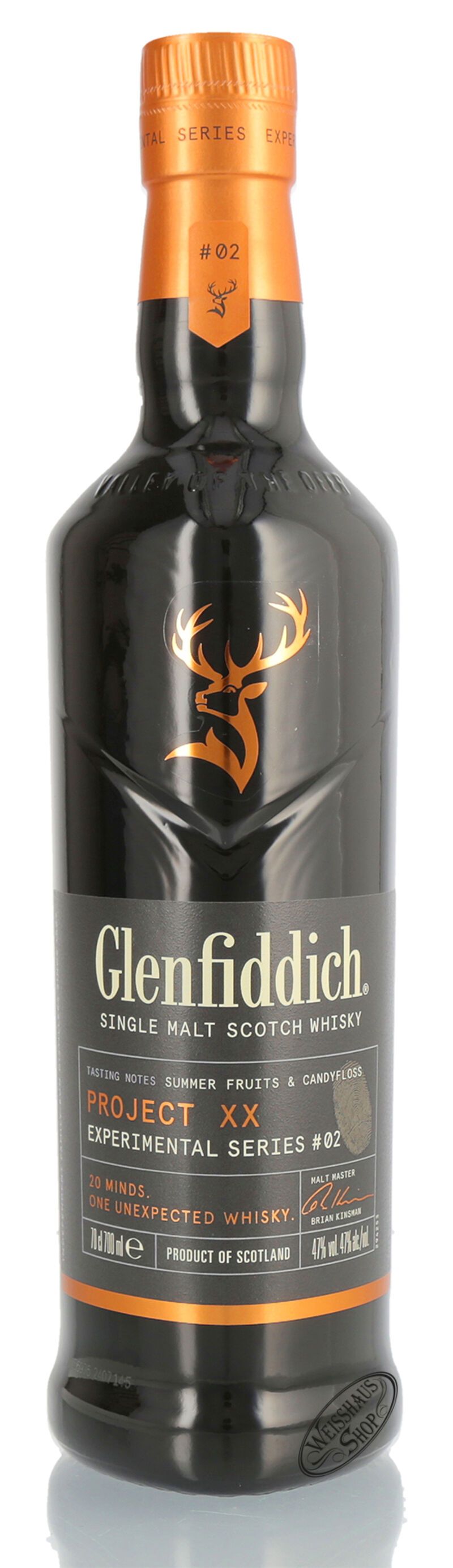 Glenfiddich Project XX Experimental Series Whisky 47% vol. 0,70l B-Ware