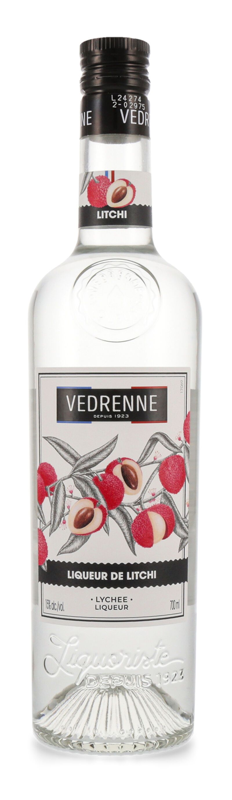 Vedrenne Liqueur de Litchi 15% vol. 0,70l