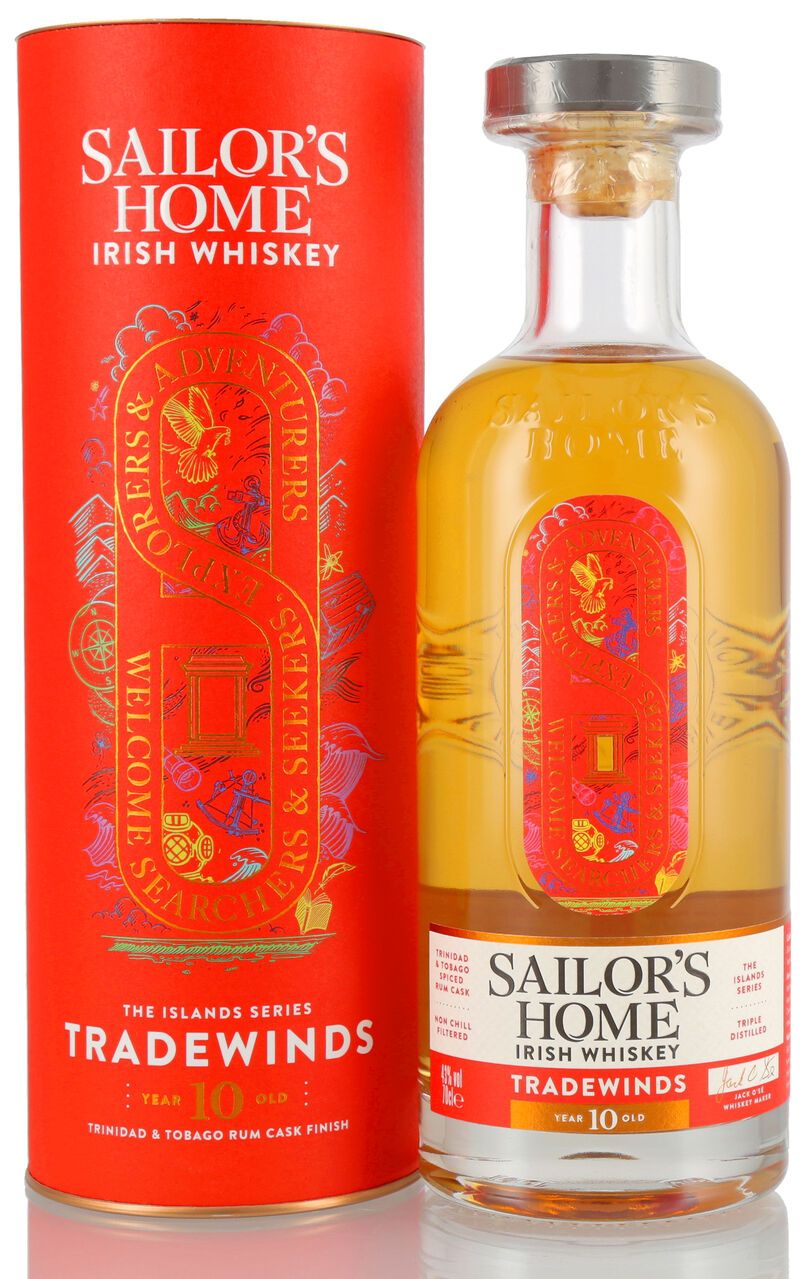 Sailor's Home Tradewinds Irish Spiced Rum Cask Whiskey 43% vol. 0,70l