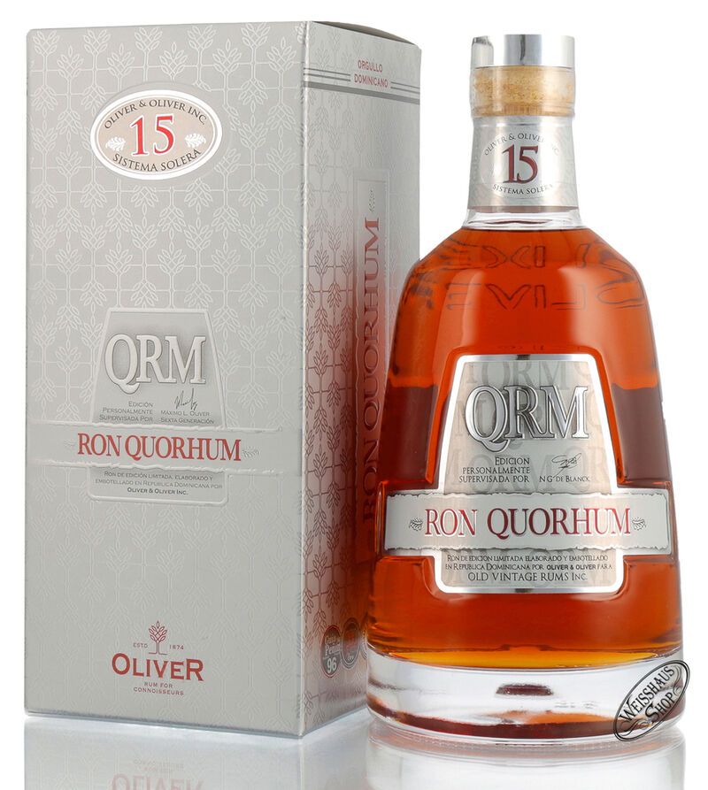 Quorhum QRM 15 Anos Solera Rum 40% vol. 0,70l Quorhum QRM 15 Anos Solera Rum 40% vol. 0,70l