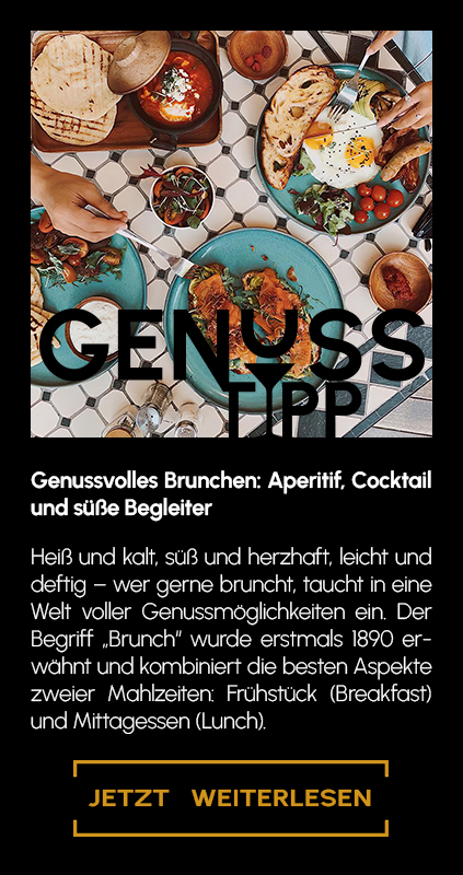 Genuss Tipp Banner für genussvolles Brunchen