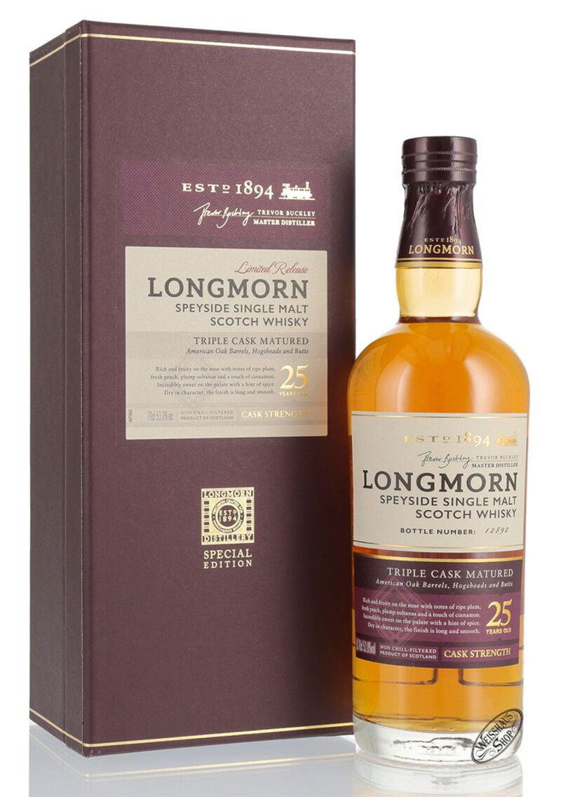 Longmorn 25 YO Whisky 53% vol. 0,70l