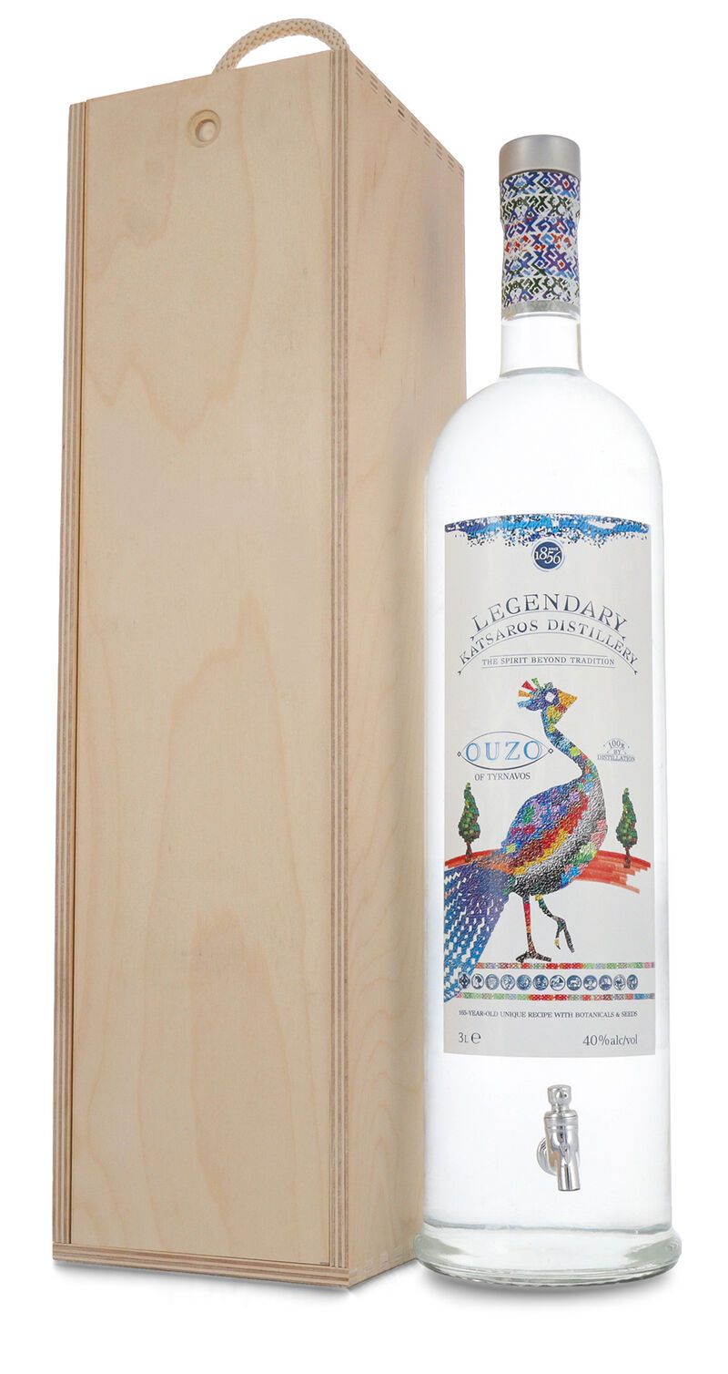 Katsaros Legendary Double Distilled Ouzo 40% vol. 3,0l