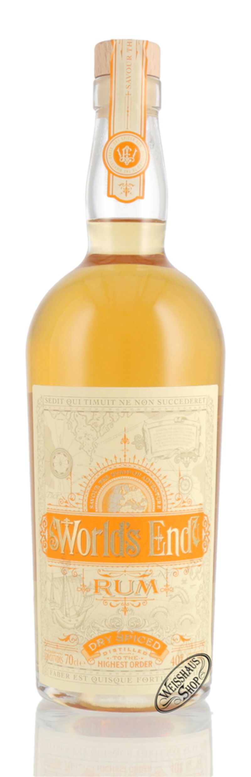 World's End Dry Spiced Rum 40% vol. 0,70l