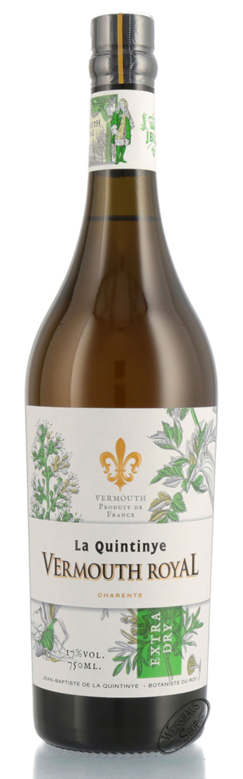 La Quintinye Extra Dry Vermouth 17% vol. 0,75l La Quintinye Extra Dry Vermouth 17% vol. 0,75l