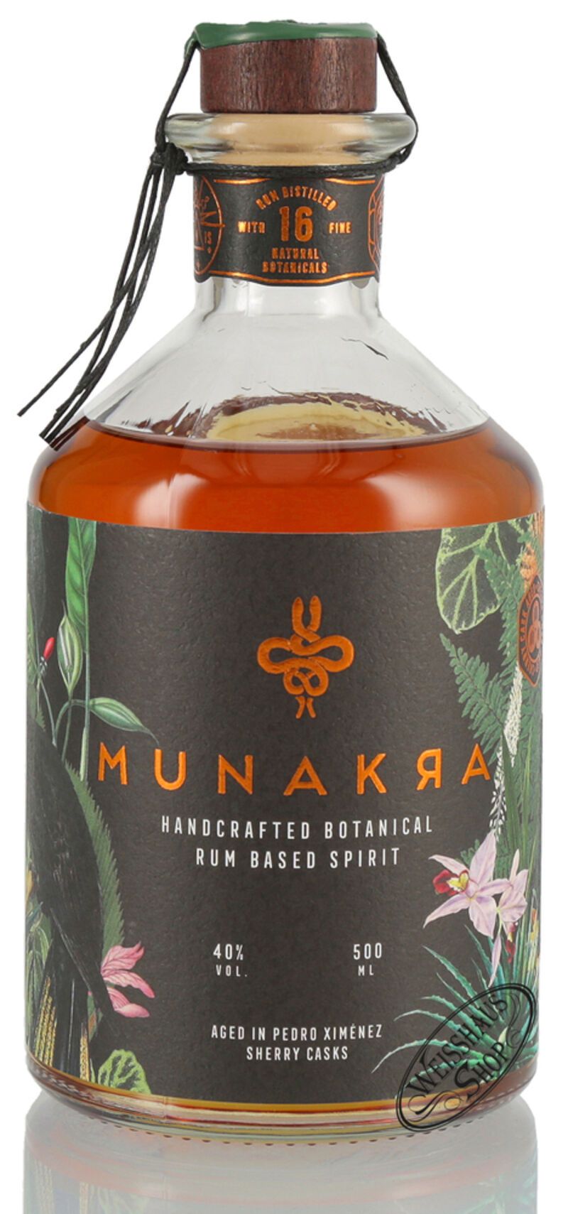 Munakra Cask Aged Botanical Rum Based Spirit 40% vol. 0,50l