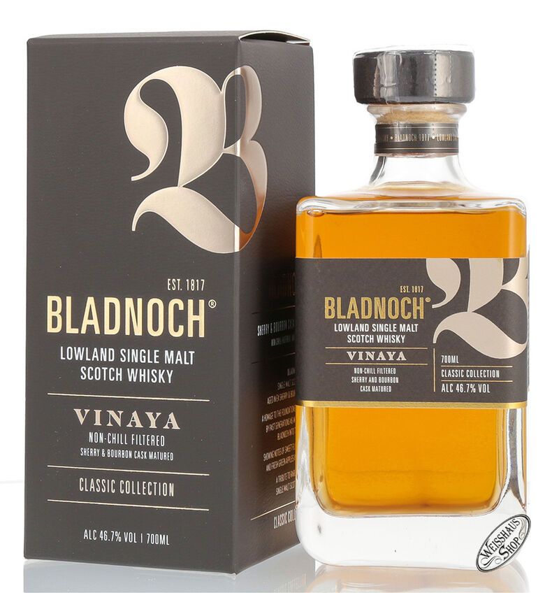 Bladnoch Vinaya Single Malt Whisky 46,7% vol. 0,70l Bladnoch Vinaya Single Malt Whisky 46,7% vol. 0,70l