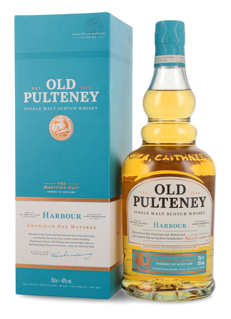 Old Pulteney Harbour Single Malt Whisky 40% vol. 0,70l
