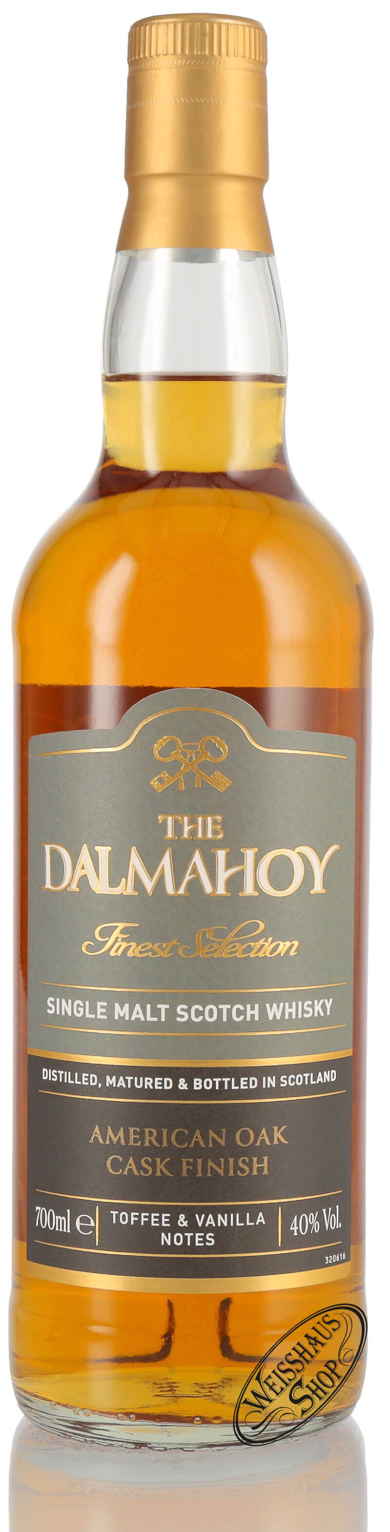 Dalmahoy Finest Selection American Oak Cask Finish Whisky 40% vol. 0,70l