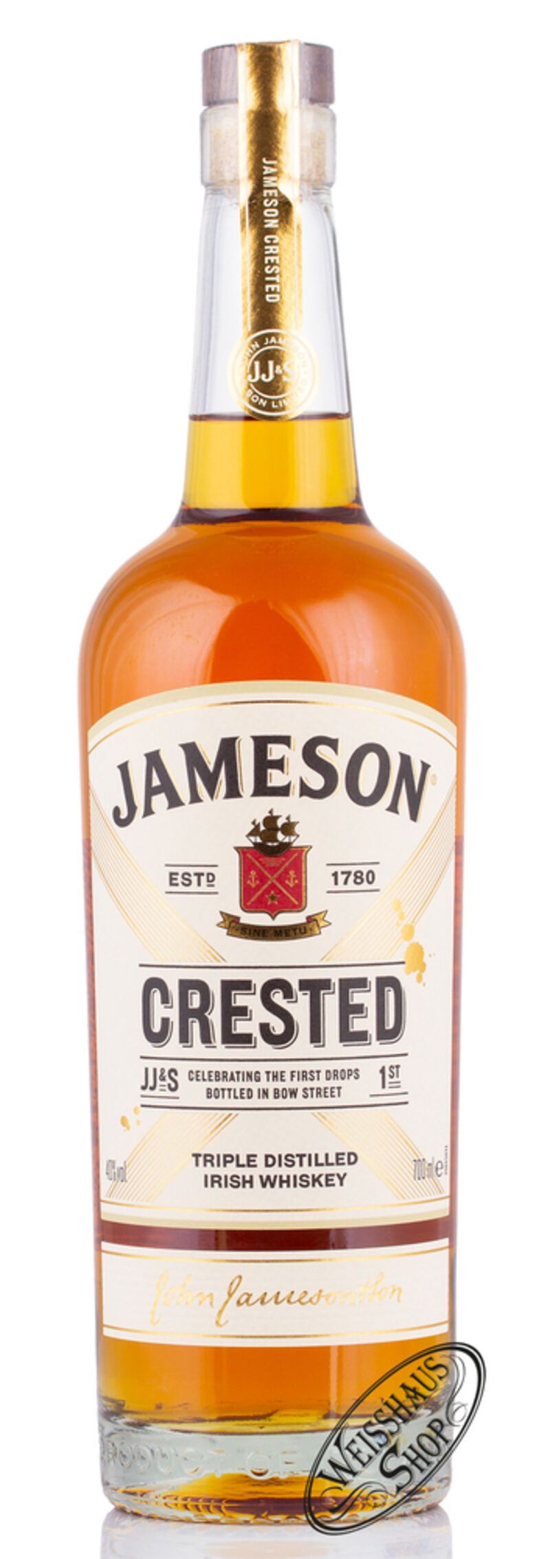 Jameson Crested Irish Blended Whiskey 40% vol. 0,70l