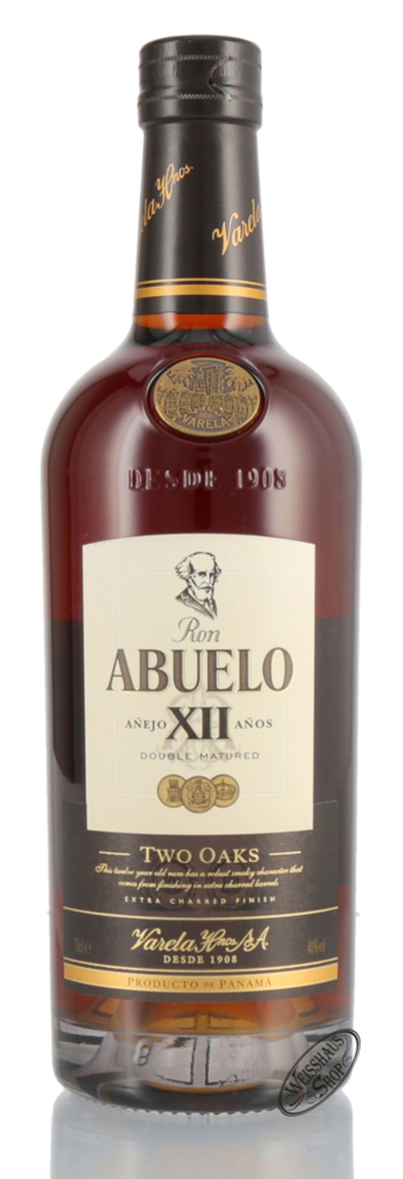 Ron Abuelo Two Oaks Rum 40% vol. 0,70l B-Ware