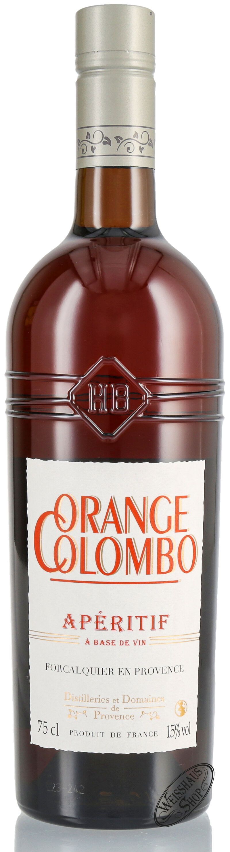 Orange Colombo Aperitif Liqueur 15% vol. 0,75l Orange Colombo Aperitif Liqueur 15% vol. 0,75l