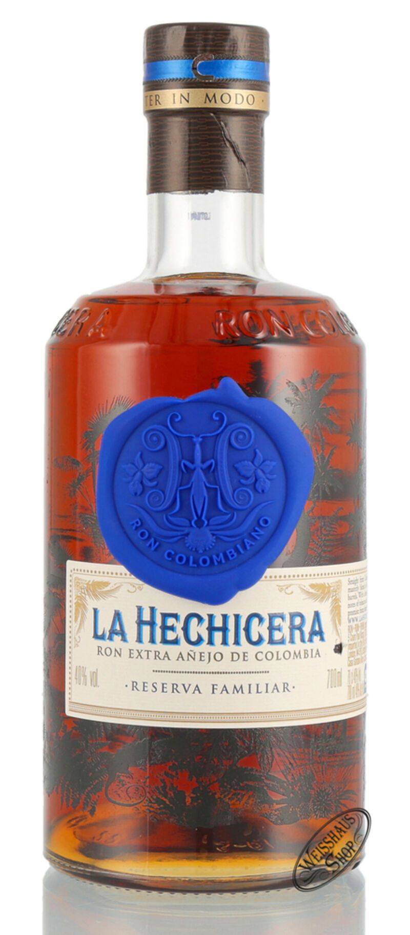 La Hechicera Fine Aged Rum from Colombia 40% vol. 0,70l