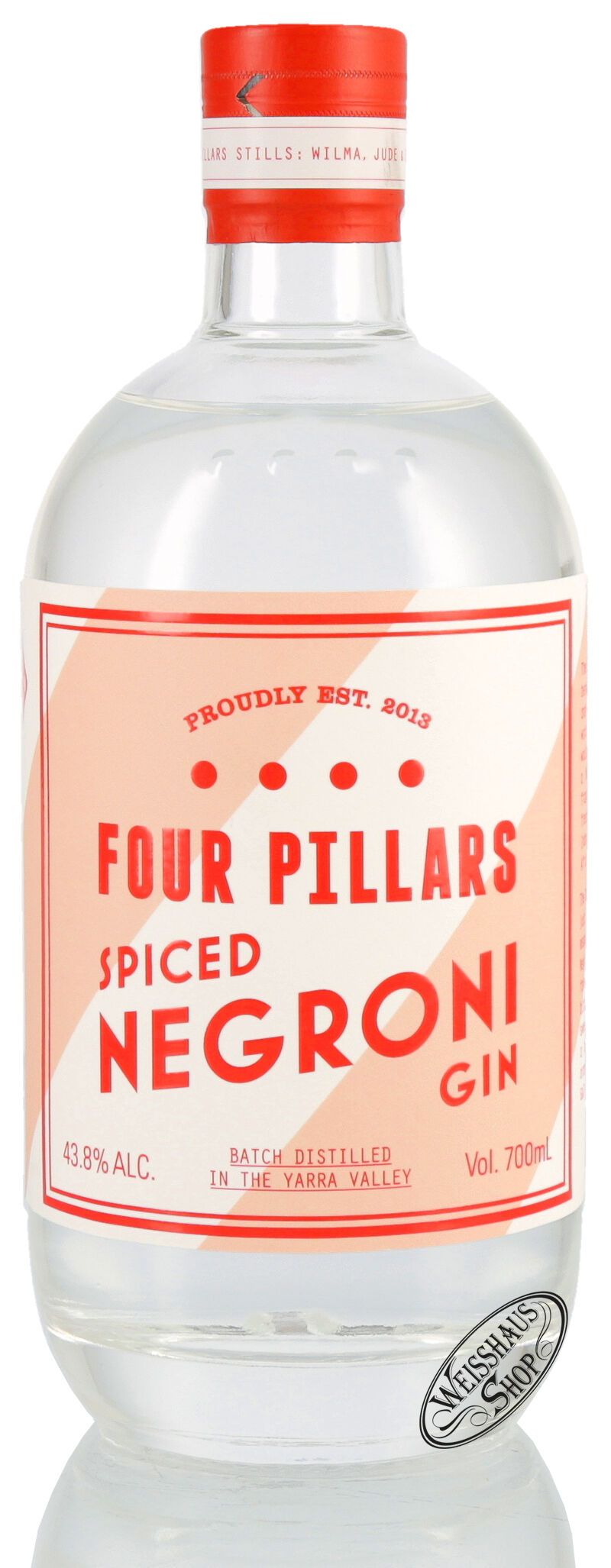 Four Pillars Spiced Negroni Gin 43,8% vol. 0,70l Four Pillars Spiced Negroni Gin 43,8% vol. 0,70l