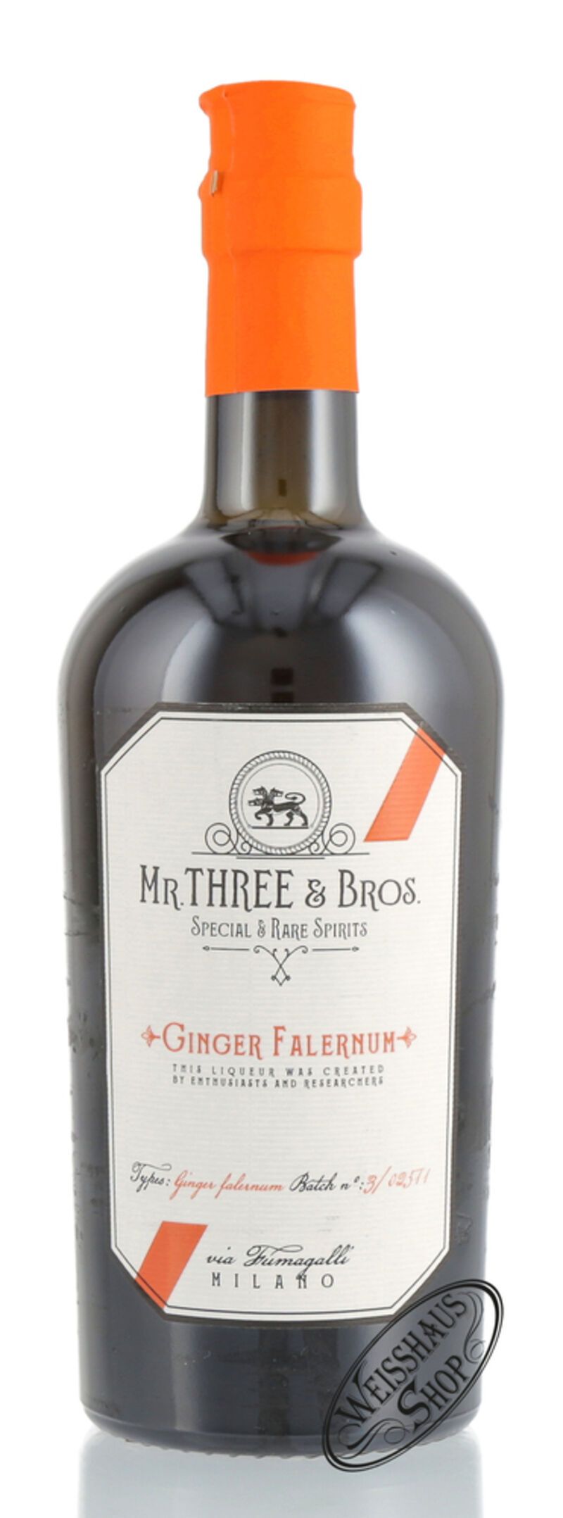 Mr. Three & Bros Falernum 17% vol. 0,50l Mr. Three & Bros Falernum 17% vol. 0,50l