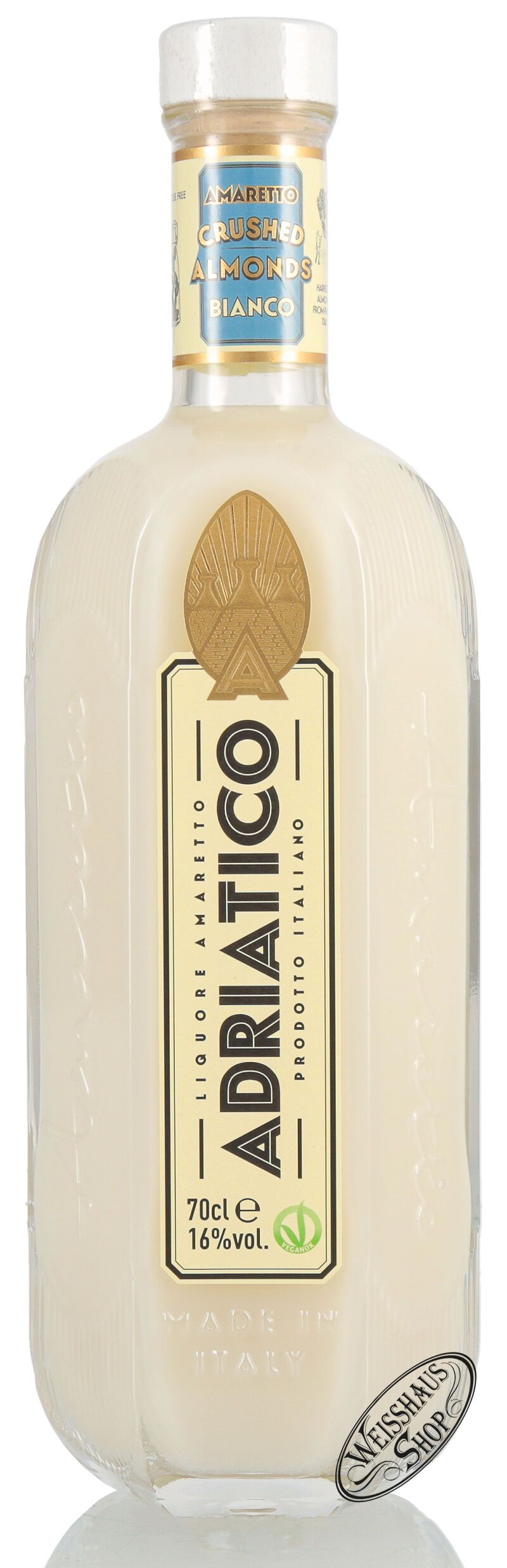 Adriatico Amaretto Crushed Almonds Bianco Liquore 16% vol. 0,70l