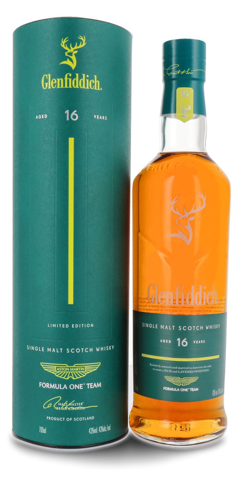 Glenfiddich 16 YO Aston Martin Whisky 43% vol. 0,70l