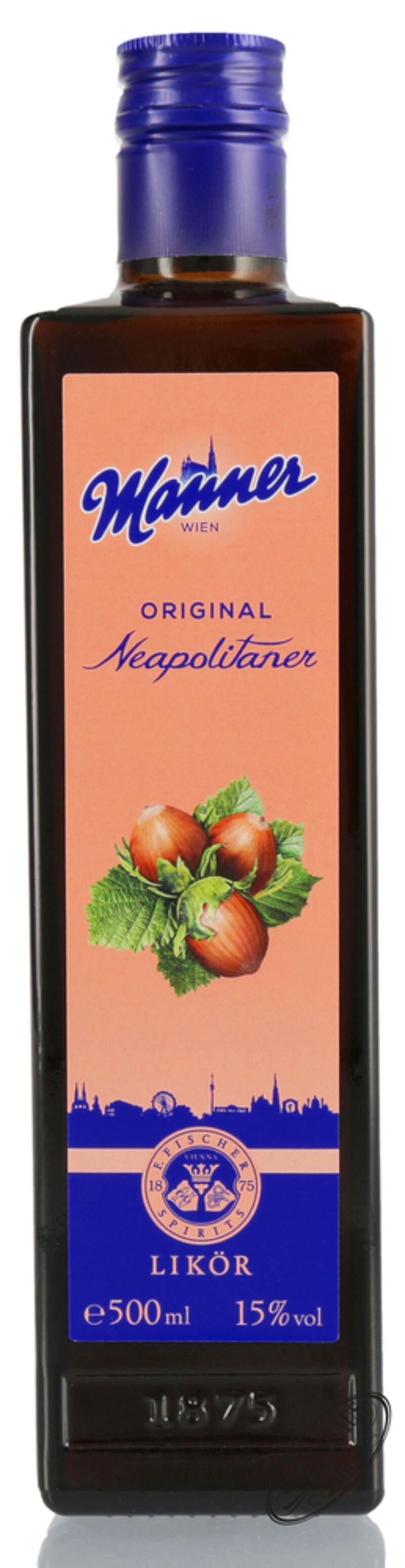 Manner Neapolitaner Cremelikör 15% vol. 0,50l