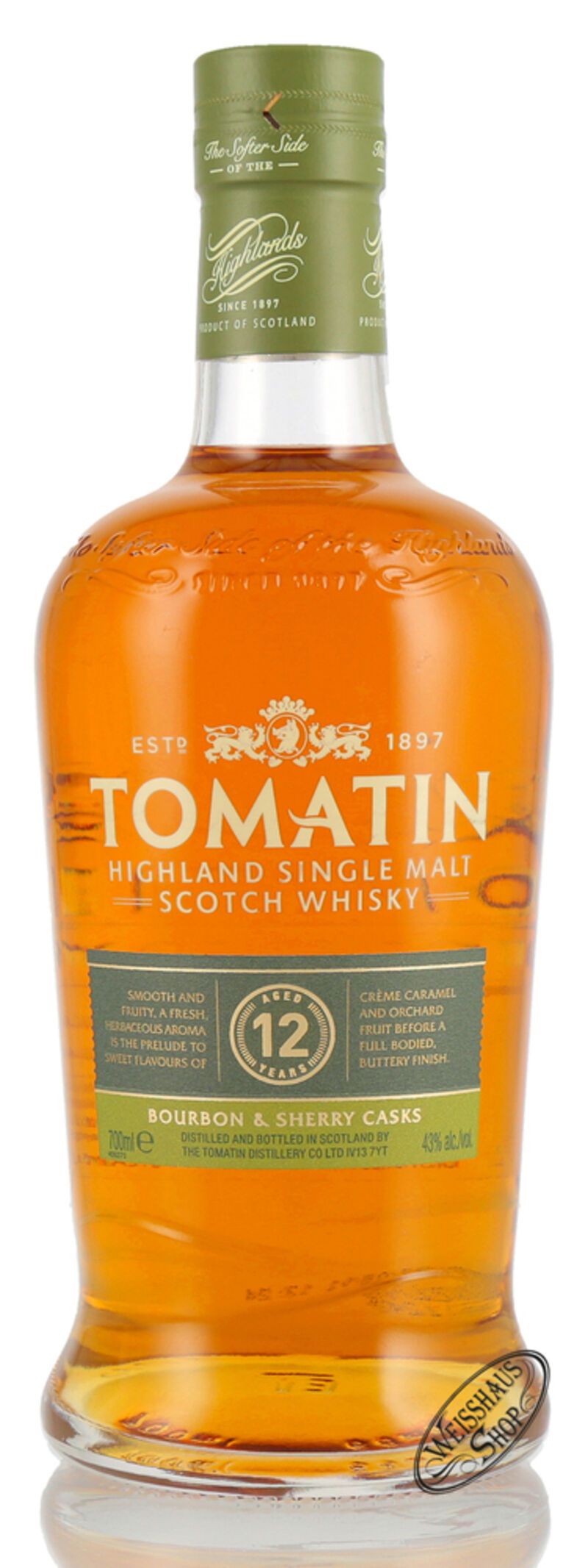 Tomatin 12 YO Highland Single Malt Whisky 43% vol. 0,70l Tomatin 12 YO Highland Single Malt Whisky 43% vol. 0,70l