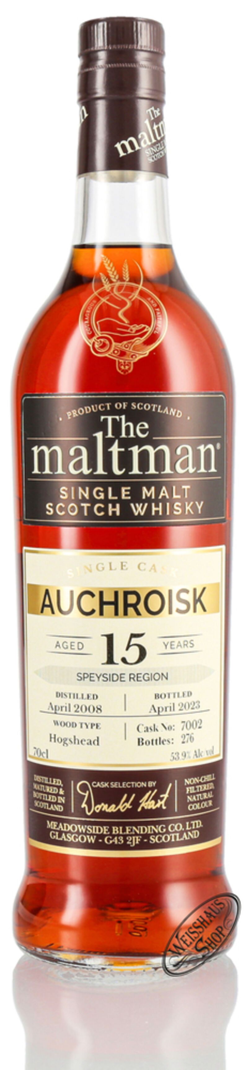 The Maltman Auchroisk Vintage 2008 Single Cask Whisky 53,9% vol. 0,70l