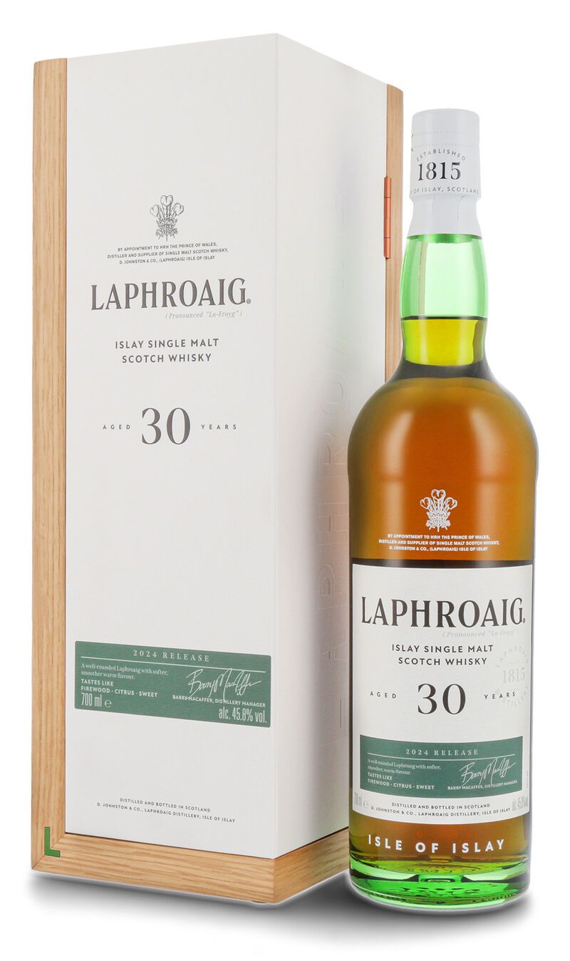 Laphroaig 30 YO Whisky 45,8% vol. 0,70l Laphroaig 30 YO Whisky 45,8% vol. 0,70l