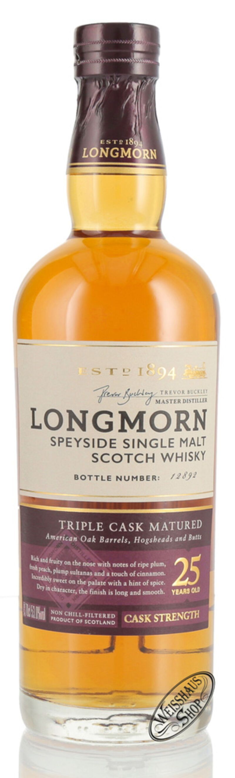 Longmorn 25 YO Whisky 53% vol. 0,70l