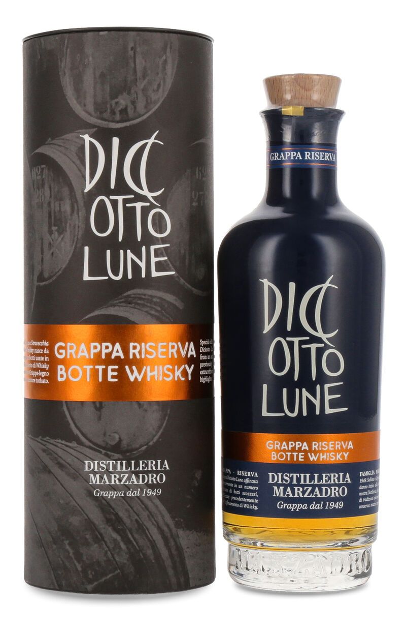Marzadro Grappa Le Dicotto Lune Riserva Whisky 42% vol. 0,50l