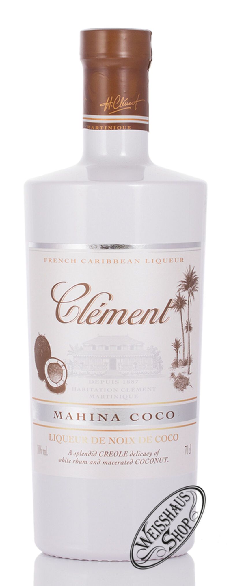 Clement Mahina Caribbean Coconut Liqueur 18% vol. 0,70l