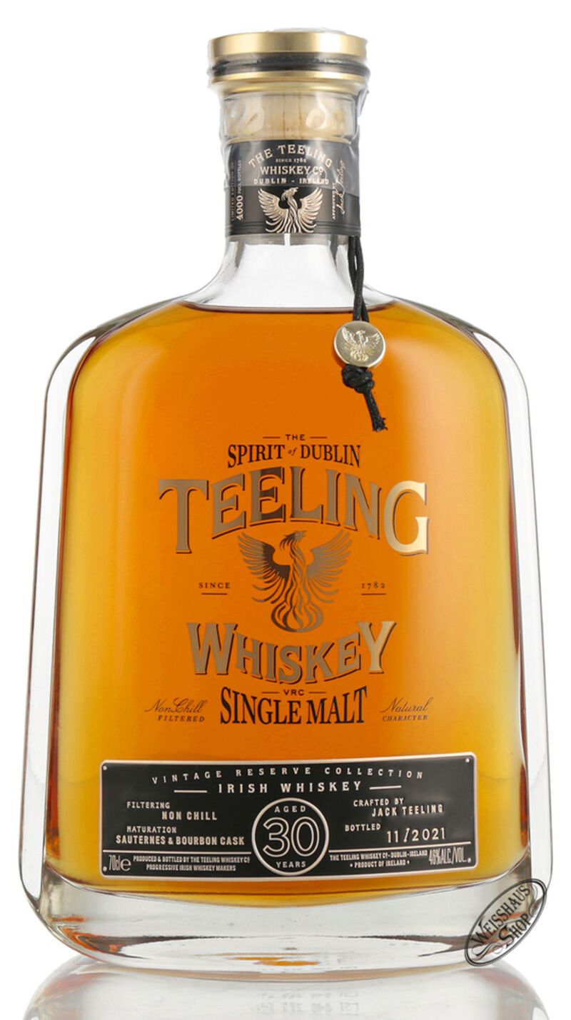 Teeling 30 YO Vintage 2021 Irish Whiskey 46% vol. 0,70l
