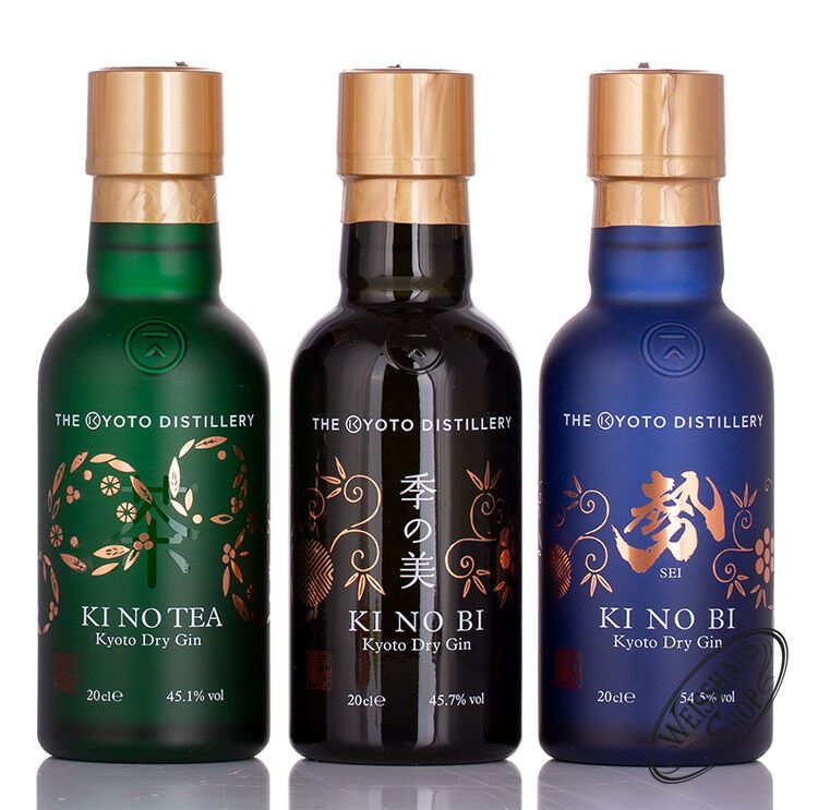 KI NO Three 3 x 20cl Dry Gin