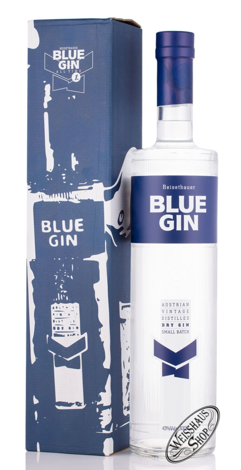 Reisetbauer Blue Gin 43% vol. 3,0l Doppelmagnum Reisetbauer Blue Gin 43% vol. 3,0l Doppelmagnum
