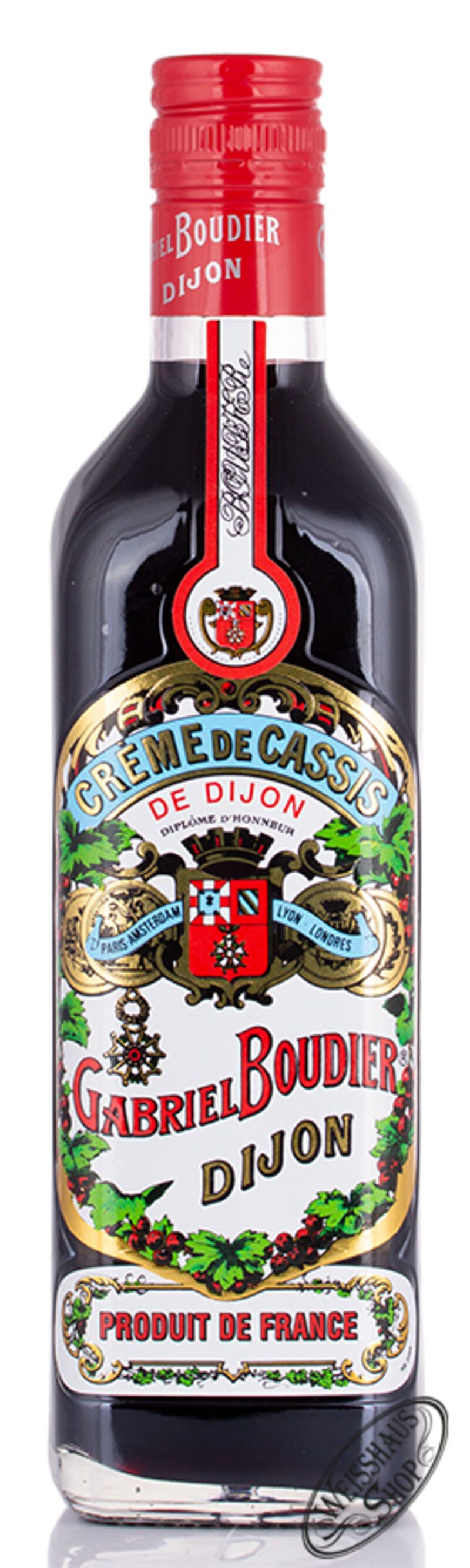 Gabriel Boudier Creme de Cassis de Dijon Liqueur 20% vol. 0,50l Gabriel Boudier Creme de Cassis de Dijon Liqueur 20% vol. 0,50l