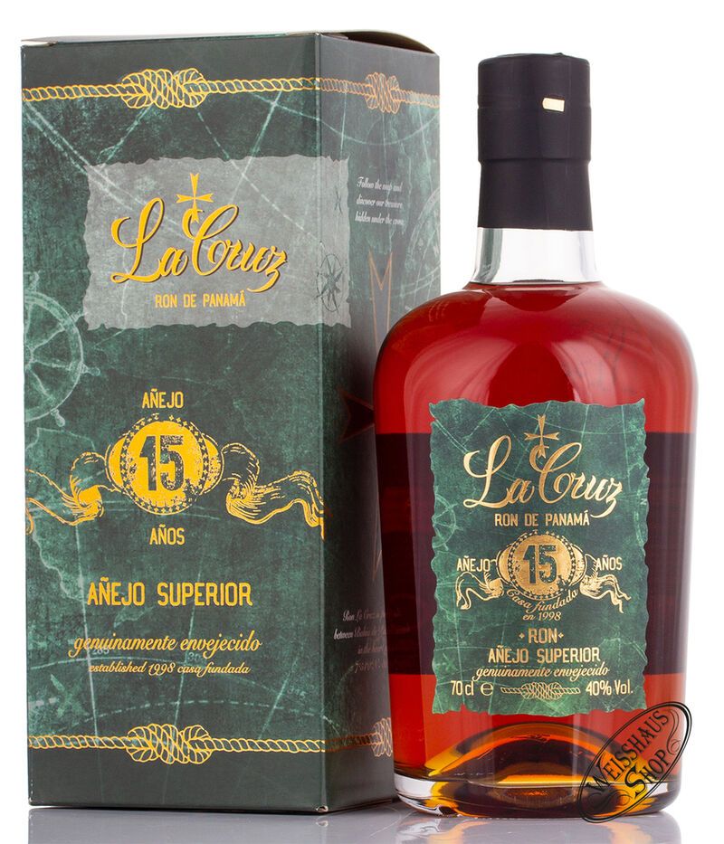 La Cruz Ron de Panama 15 YO Rum 40% vol. 0,70l
