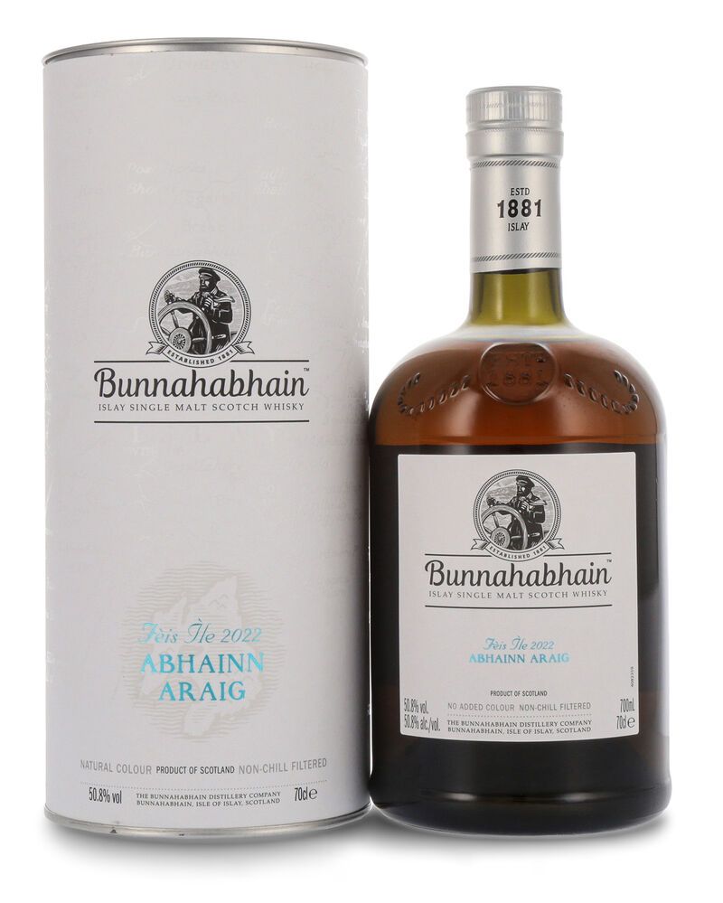 Bunnahabhain Feis Ile 2022 Abhainn Araig Whisky 50,80% vol. 0,70l