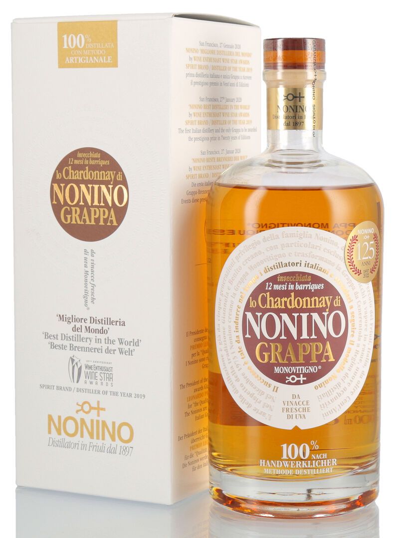 Nonino Grappa Lo Chardonnay Barrique Monovitigno 41% vol. 0,70l