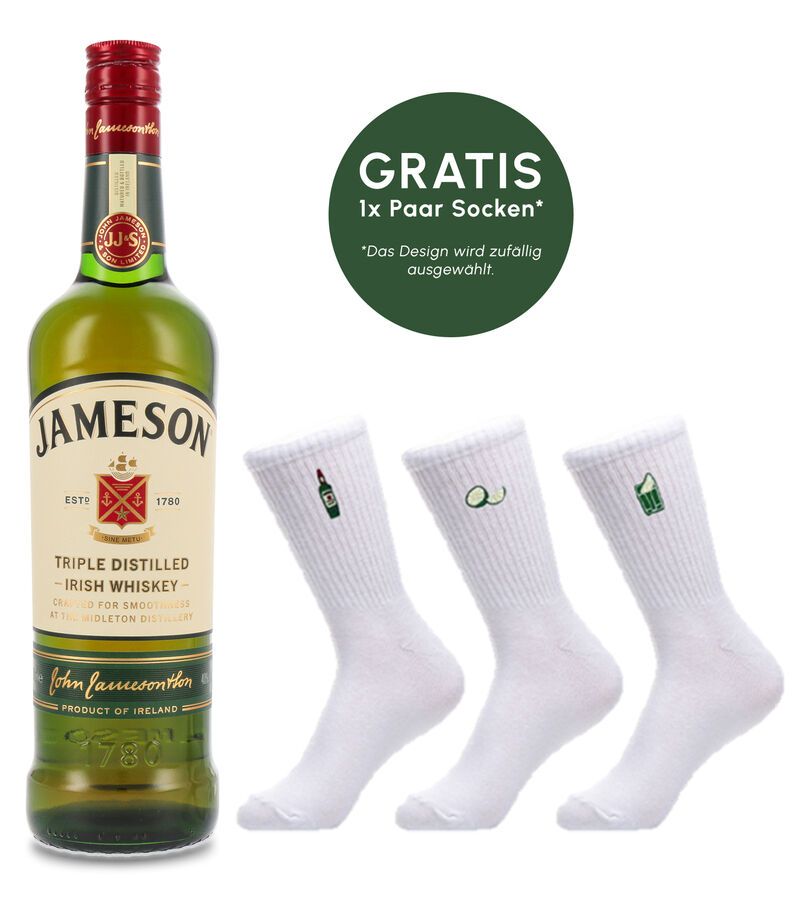 Jameson Irish Whiskey Geschenk-Set 40% vol. 0,70l