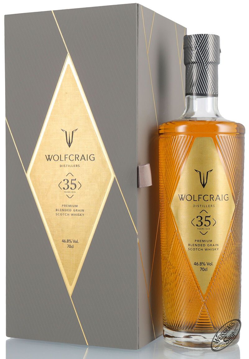 Wolfcraig 35 YO Premium Blended Grain Whisky 46,8% vol. 0,70l