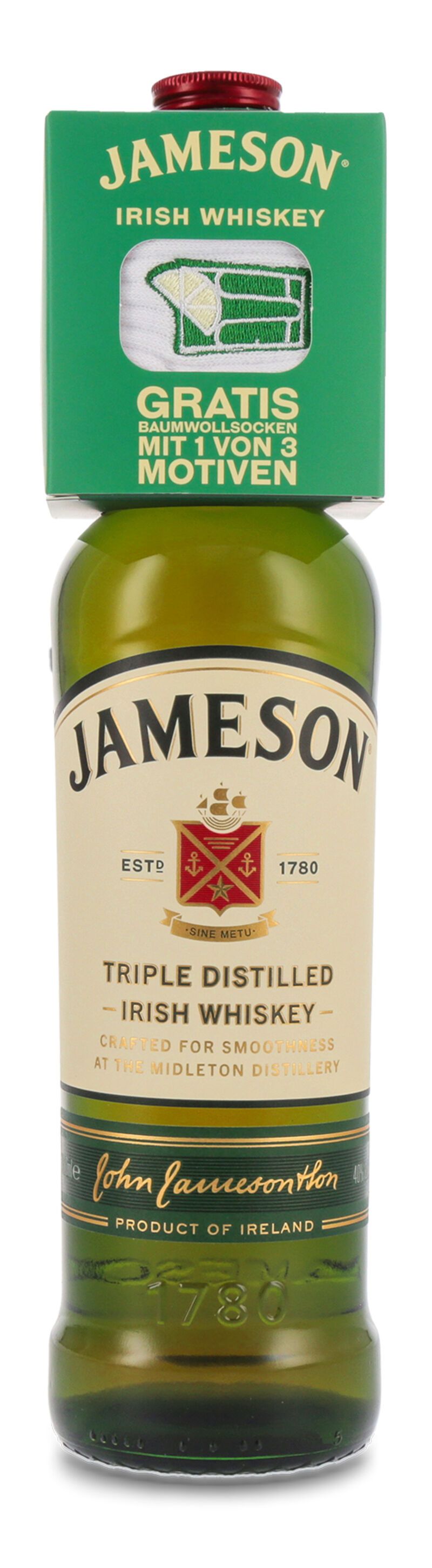 Jameson Irish Whiskey Geschenk-Set 40% vol. 0,70l