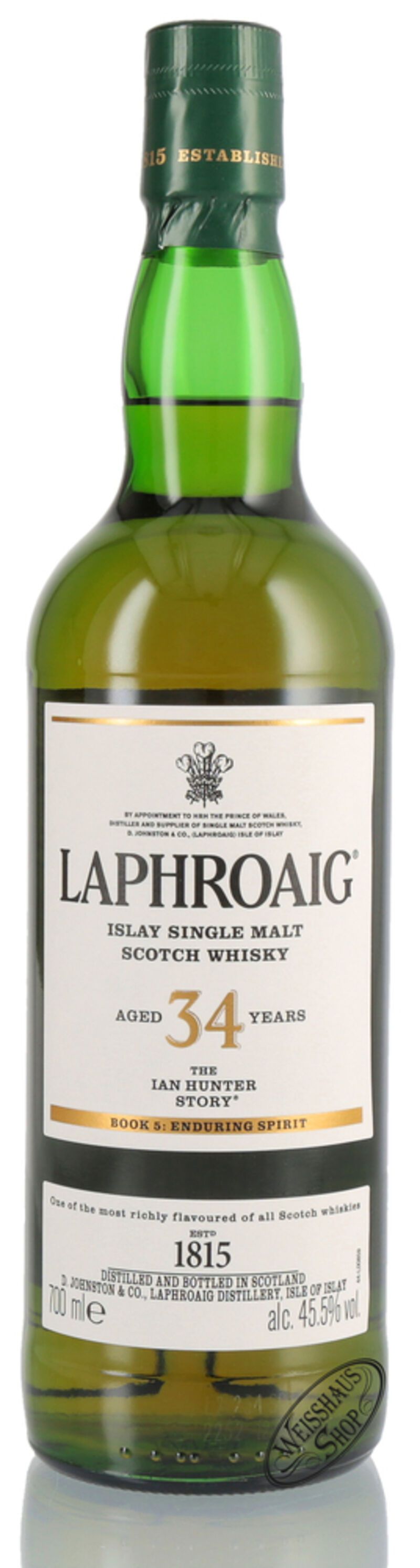 Laphroaig 34 YO Ian Hunter Edition #5 Whisky 45,5% vol. 0,70l Laphroaig 34 YO Ian Hunter Edition #5 Whisky 45,5% vol. 0,70l