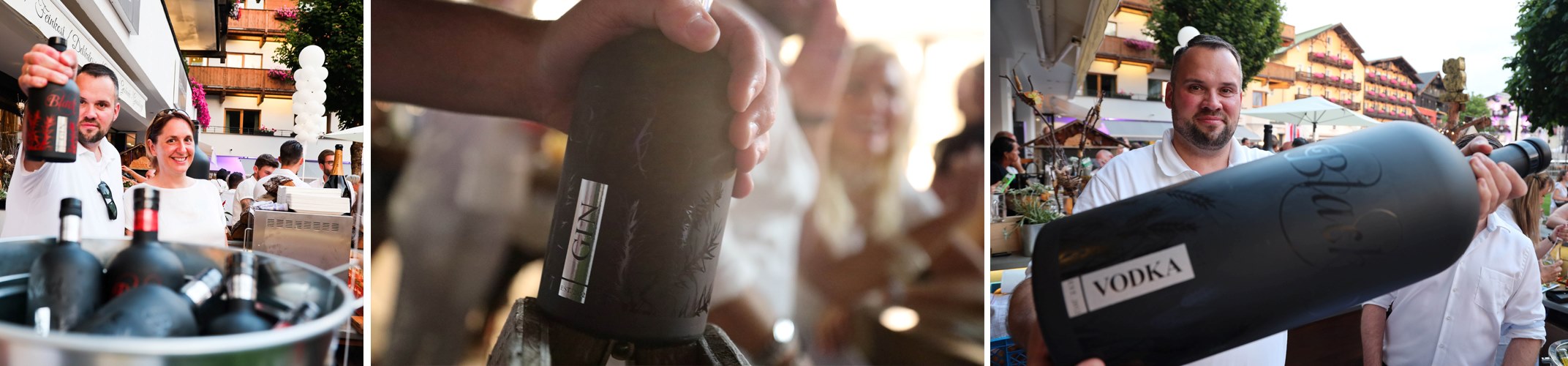 Mann, Frau und Gansloser Gin