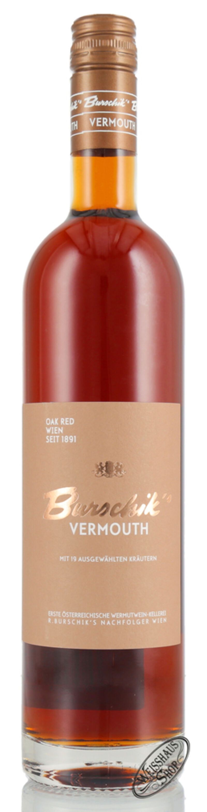 Burschik's Oak Red Vermouth 16% vol. 0,75l
