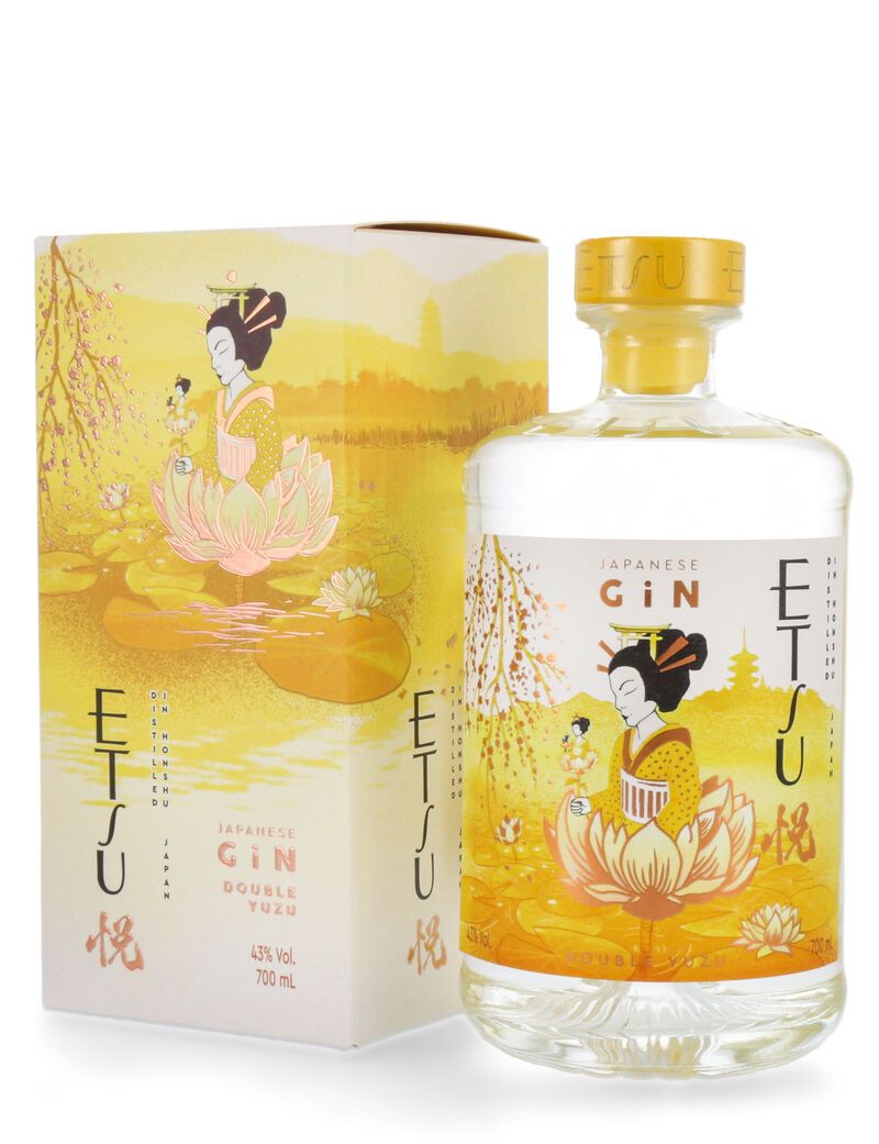 Etsu Double Yuzu Japanese Gin 43% vol. 0,70l Etsu Double Yuzu Japanese Gin 43% vol. 0,70l
