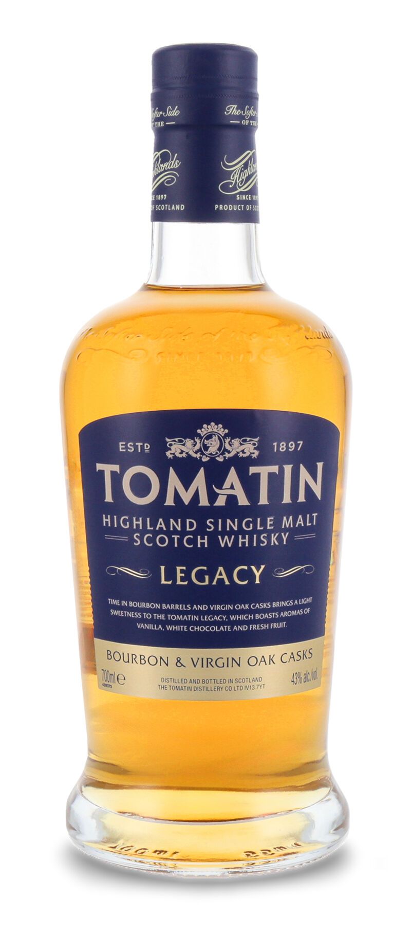 Tomatin Legacy Highland Single Malt Whisky 43% vol. 0,70l