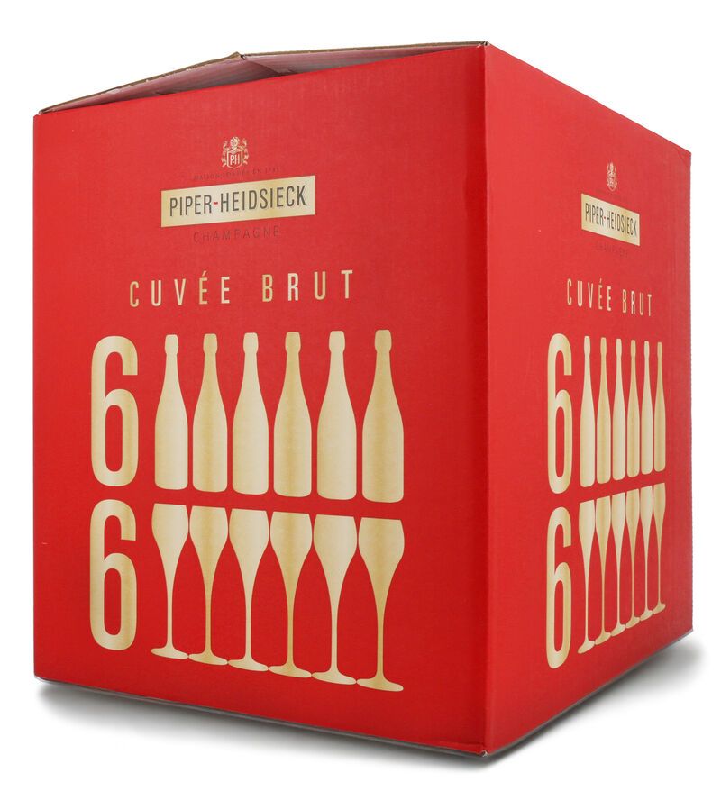 Piper-Heidsieck Brut Champagner Party Geschenk-Set 12% vol. 4,50l Piper-Heidsieck Brut Champagner Party Geschenk-Set 12% vol. 4,50l